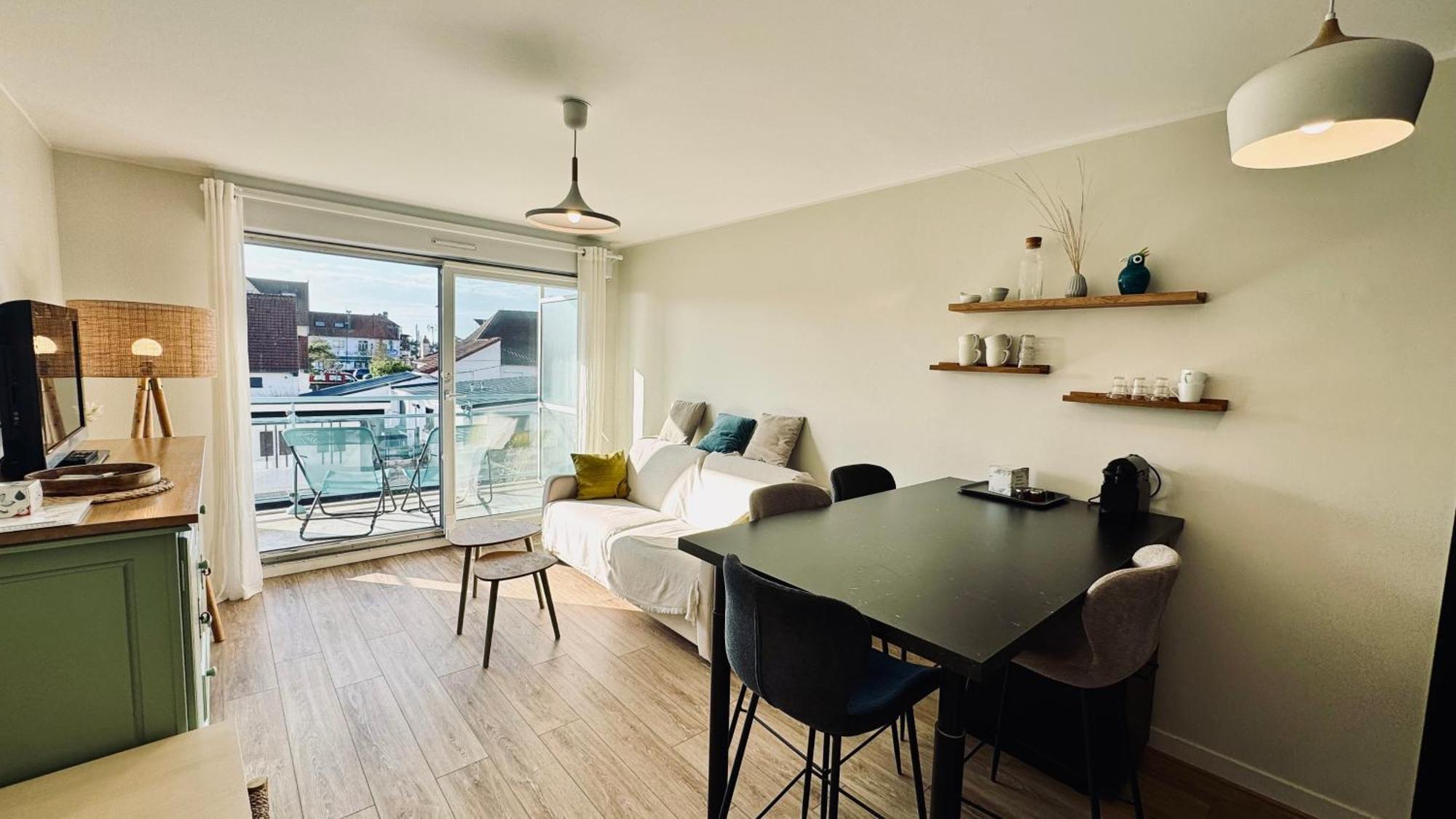 Appartement Centre Ville Stella-Plage Terrasse Sud-Ouest Esterno foto